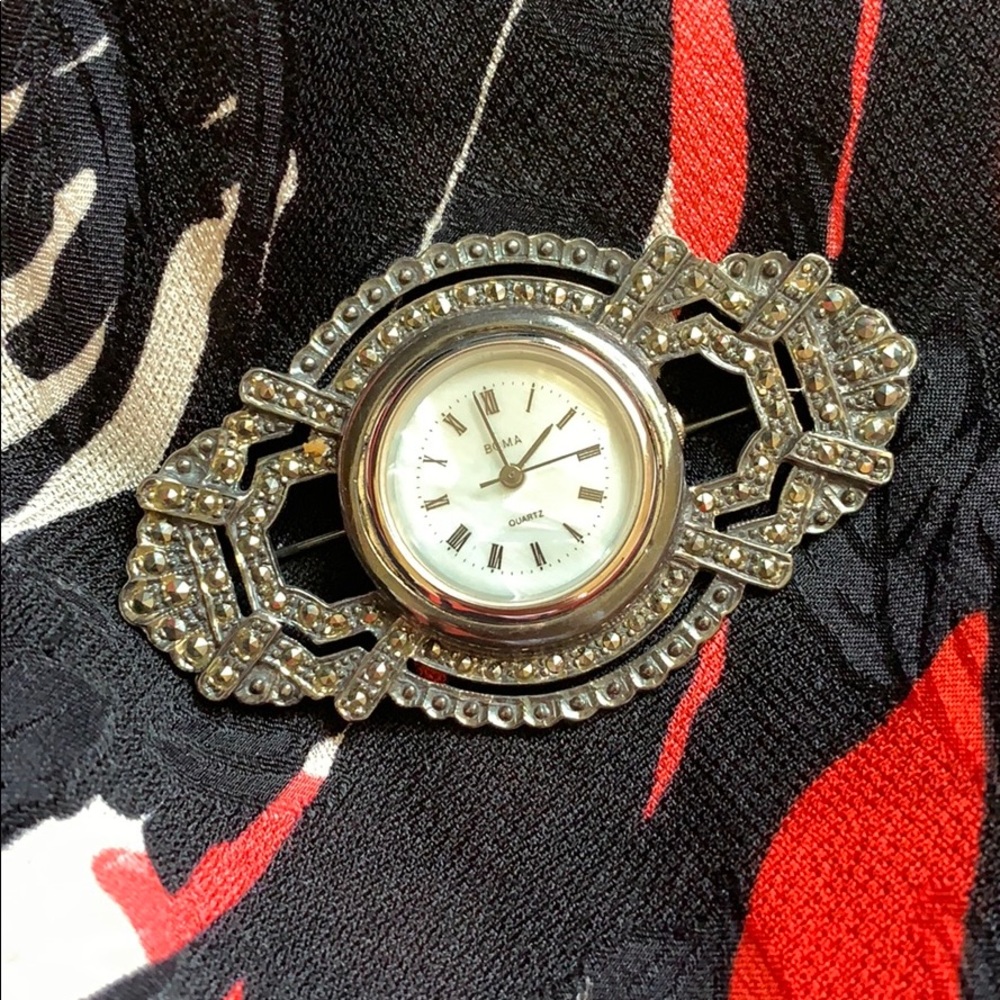 Boma Vintage Watch Brooch